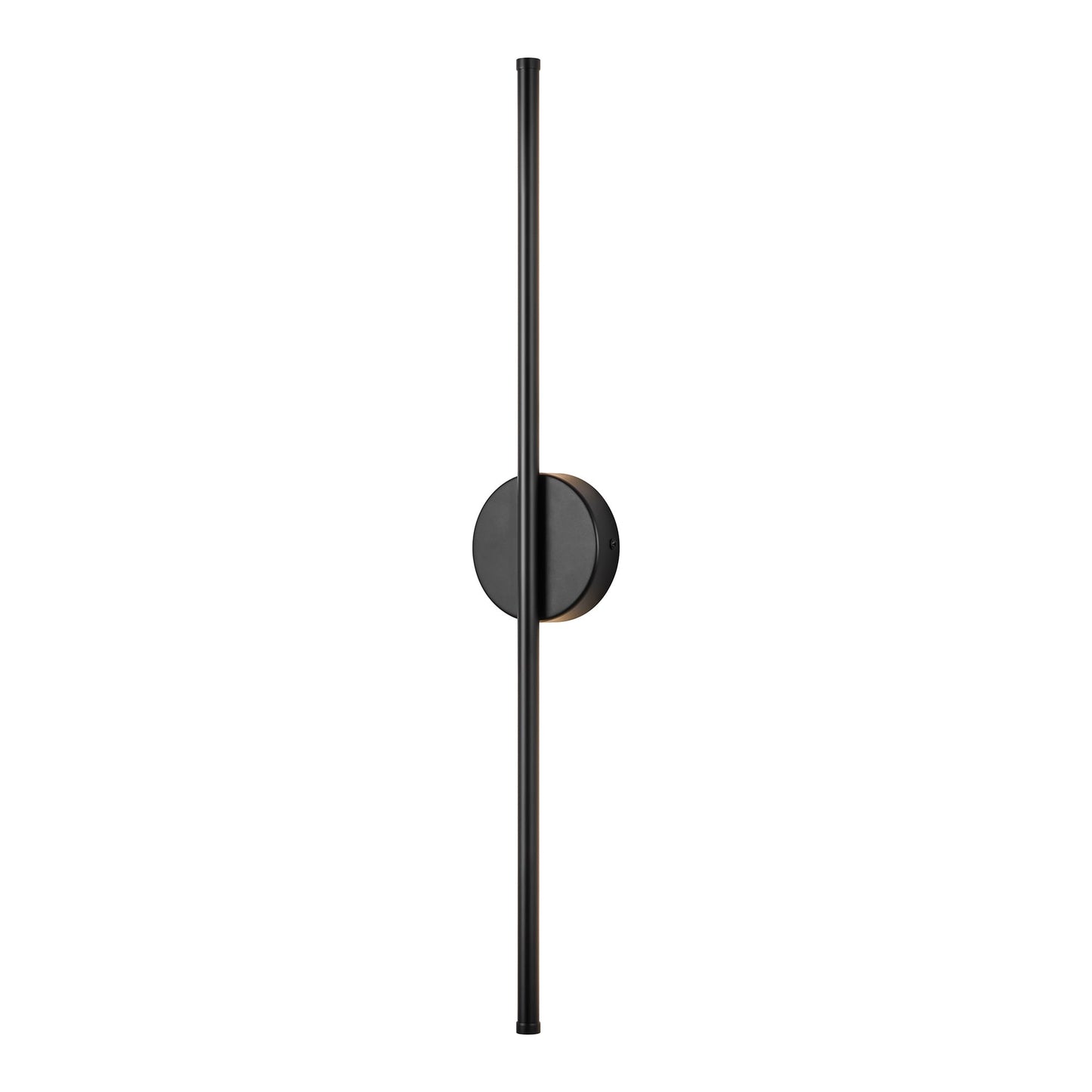Applique murale linéaire moderne à 1 ampoule, noire, dorée et nickel, à LED, à intensité variable, pour salle de bain