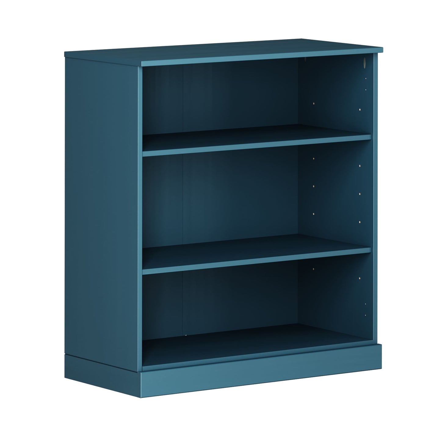 Bibliothèque 100 % bois massif à 3 étagères avec portes en option par Palace Imports