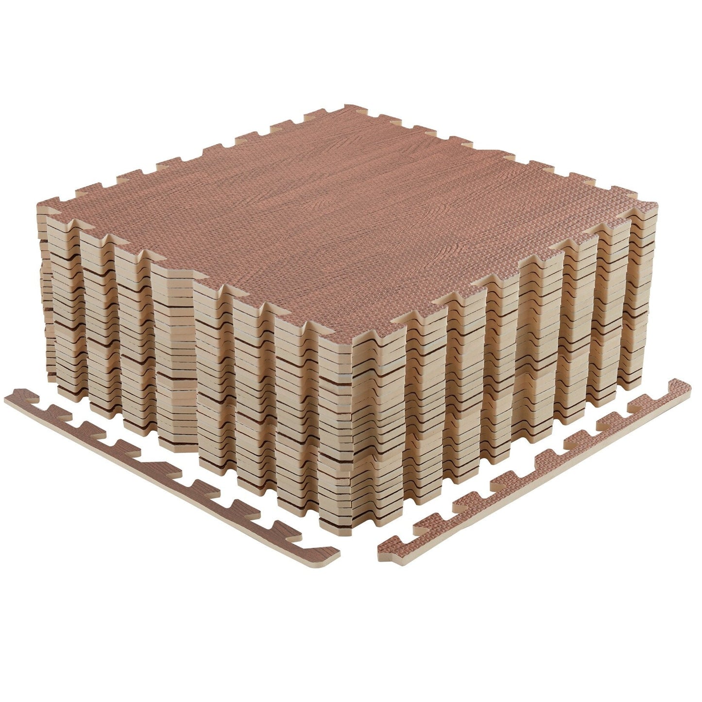 12 dalles de sol en mousse pour salle de sport, 24 x 24, tapis de sol emboîtables, 48 pi²