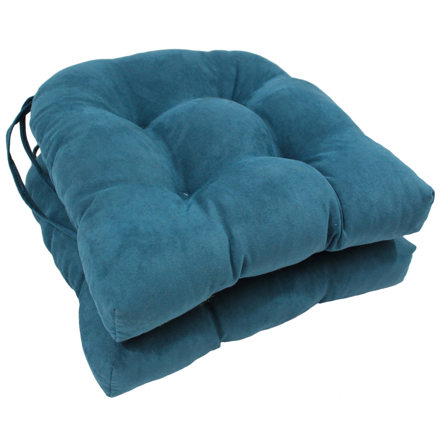 Coussins de chaise d'intérieur en microsuède en forme de U de 16 pouces (lot de 2, 4 ou 6)
