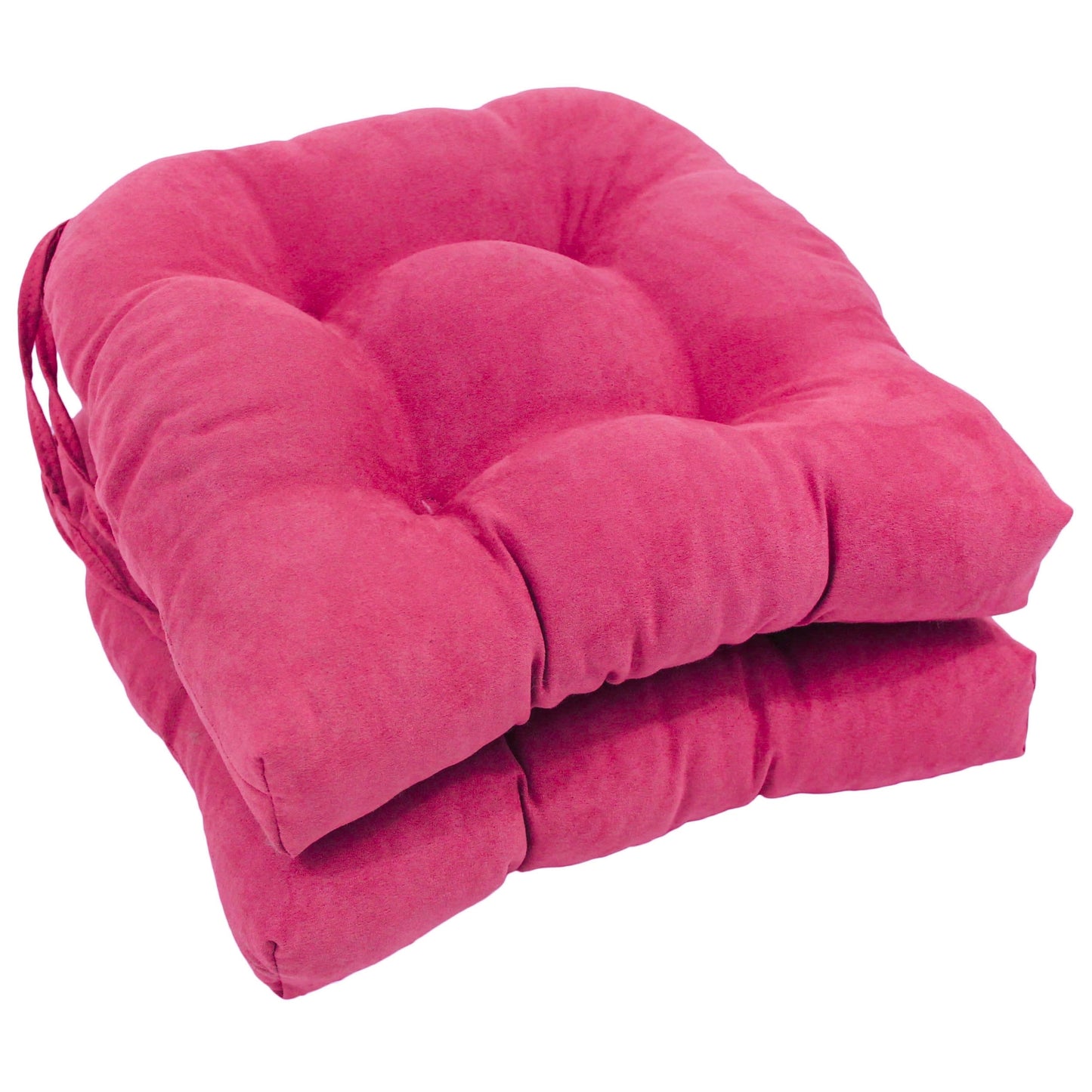 Coussins de chaise d'intérieur en microsuède en forme de U de 16 pouces (lot de 2, 4 ou 6)