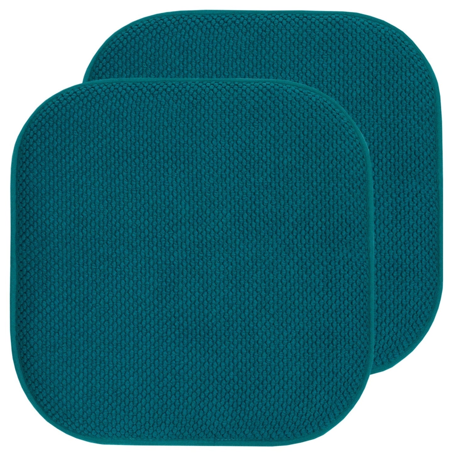 Coussins de siège carrés antidérapants en mousse à mémoire de forme de 16 po (2 ou 4) - 16 x 16