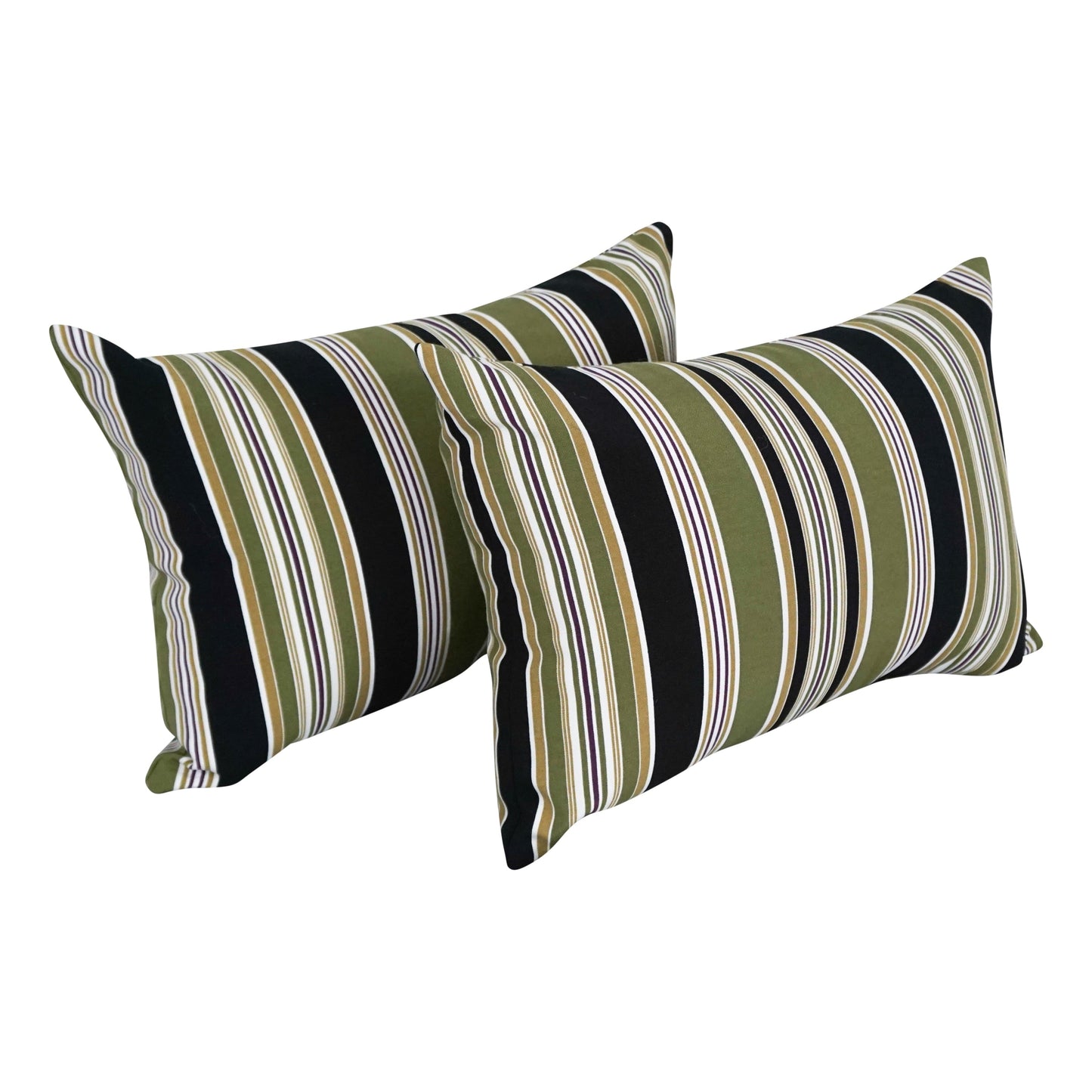 Coussins d'extérieur 19 x 11 pouces (lot de 2, motifs variés) - 19 x 11