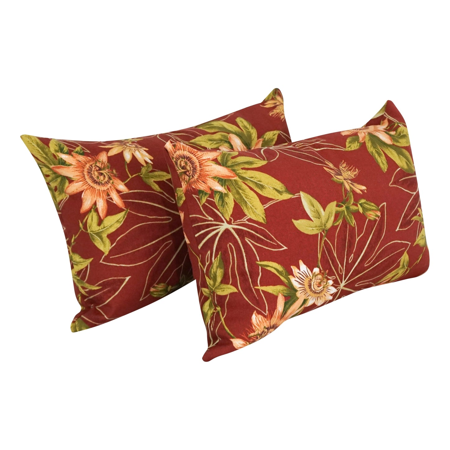 Coussins d'extérieur 19 x 11 pouces (lot de 2, motifs variés) - 19 x 11