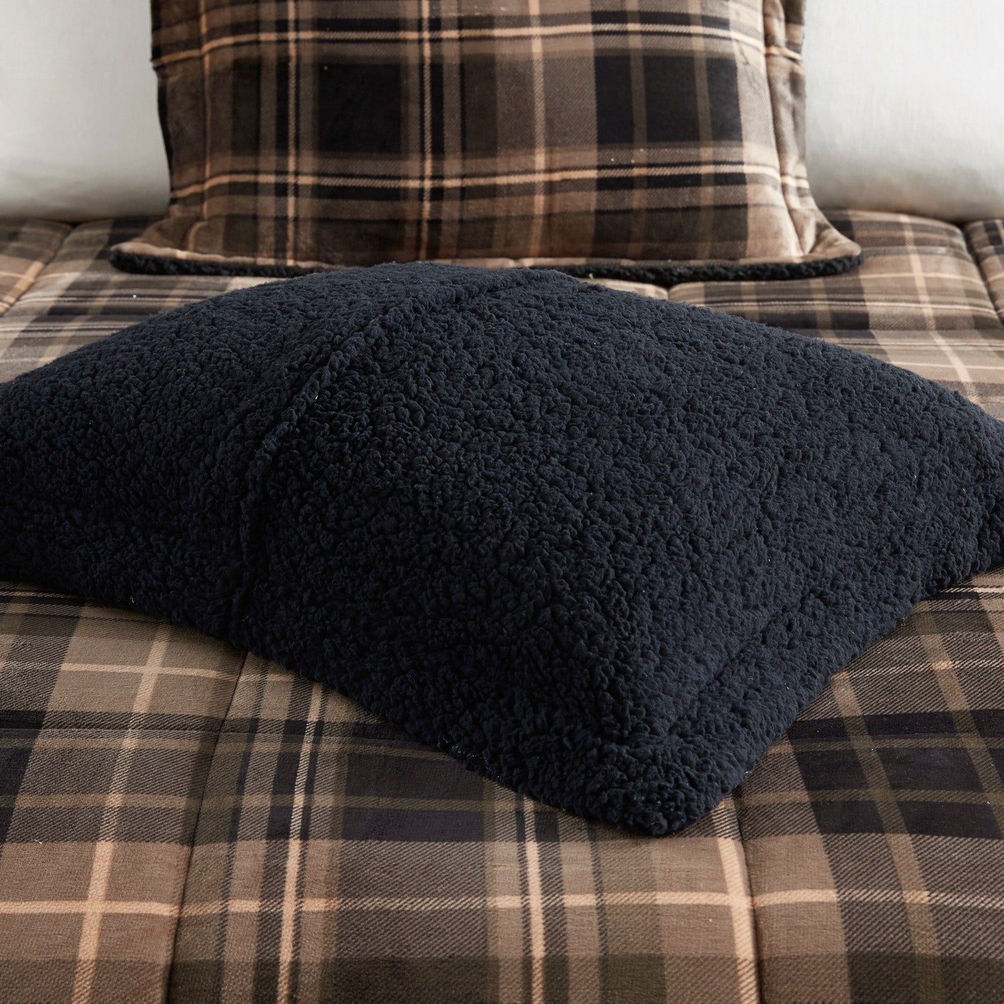 Parure de couette Woolrich Alton en duvet synthétique et sherpa