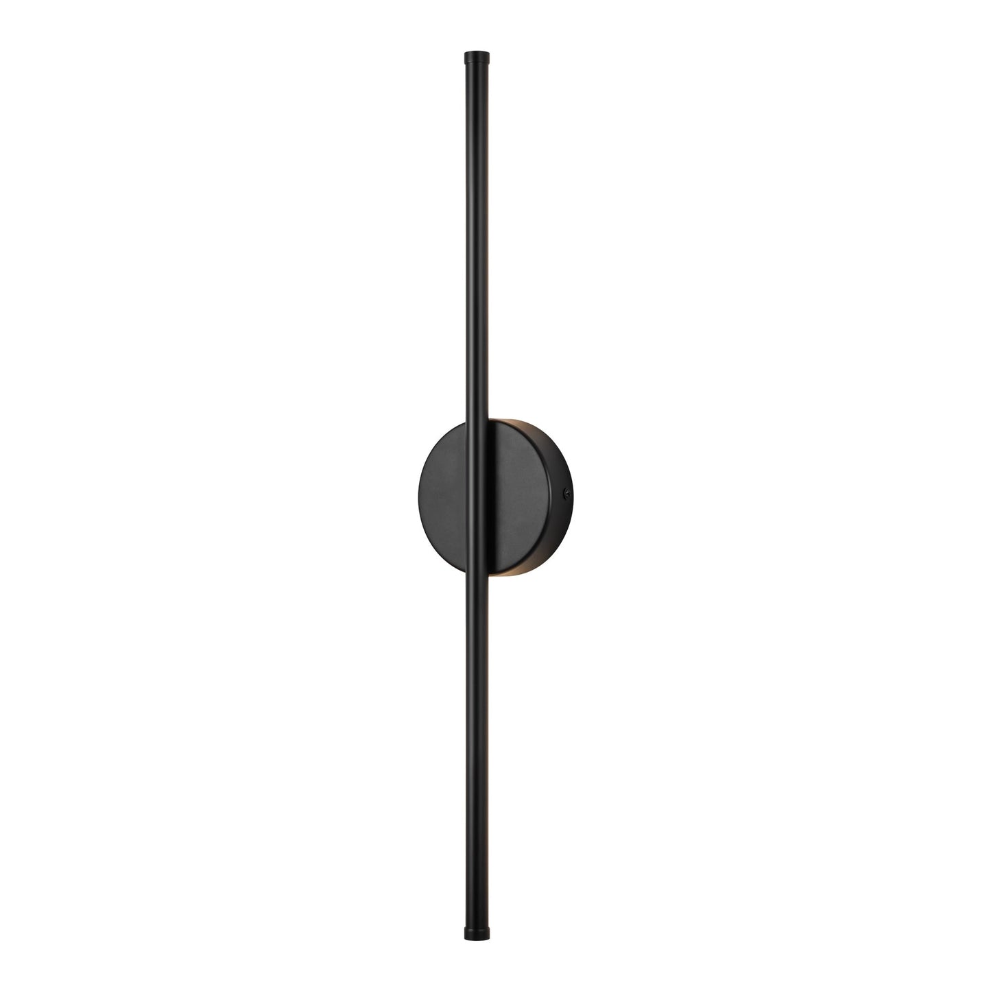 Applique murale linéaire moderne à 1 ampoule, noire, dorée et nickel, à LED, à intensité variable, pour salle de bain