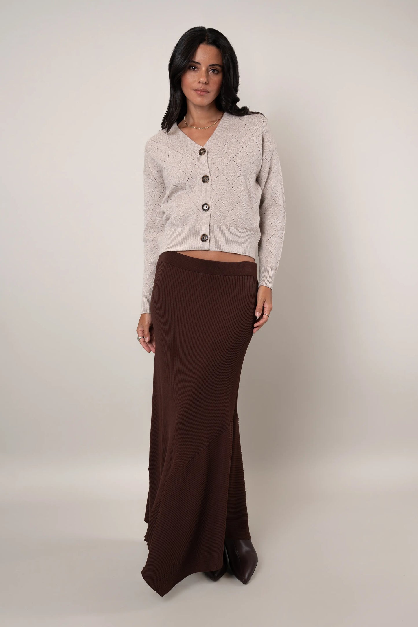 The Diamond Stitch Cardigan