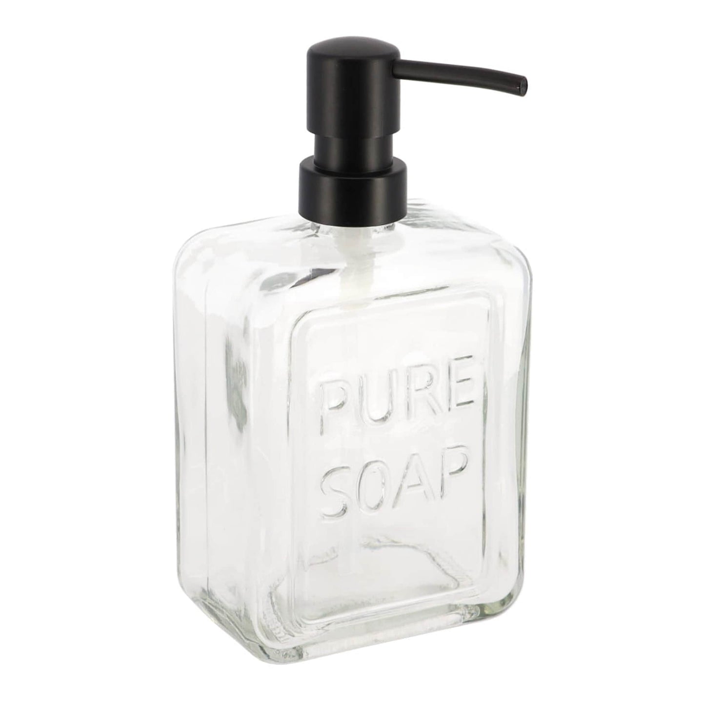 Distributeur de savon en verre vintage PURE SOAP 18 FL OZ - 18 Fl Oz