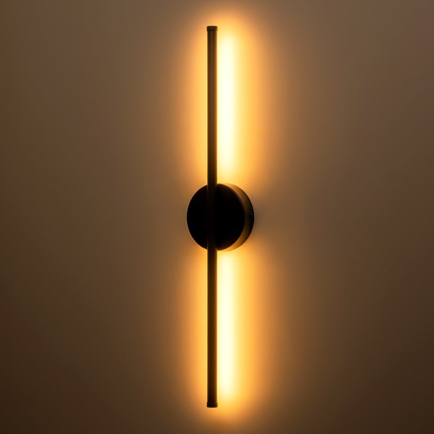 Applique murale de salle de bain à 1 lumière, linéaire et moderne, à intensité variable, à DEL intégrée, de 23,6 po