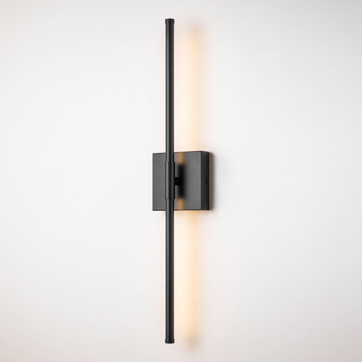 Applique murale de salle de bain à 1 lumière, linéaire et moderne, à intensité variable, à DEL intégrée, de 23,6 po