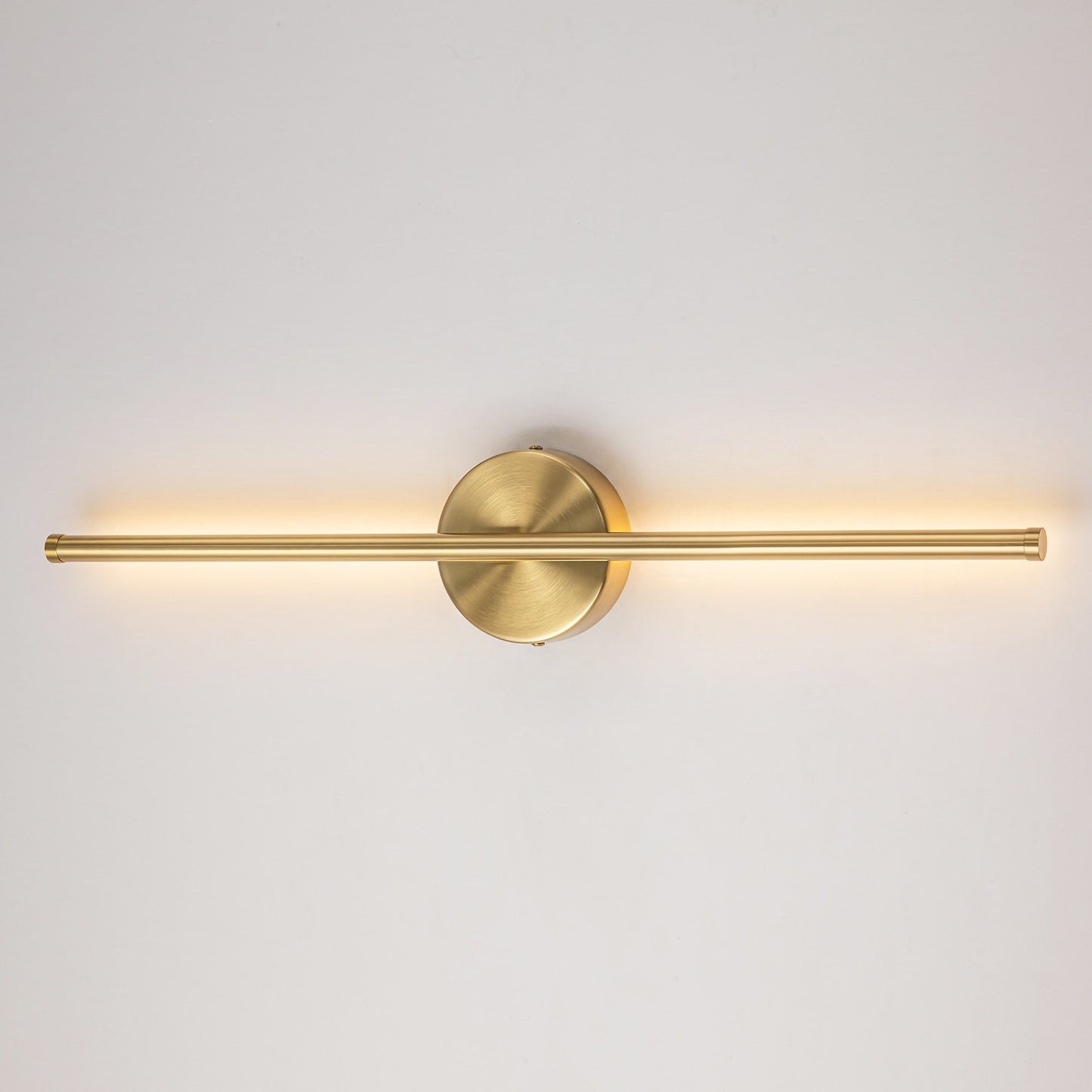 Applique murale de salle de bain à 1 lumière, linéaire et moderne, à intensité variable, à DEL intégrée, de 23,6 po