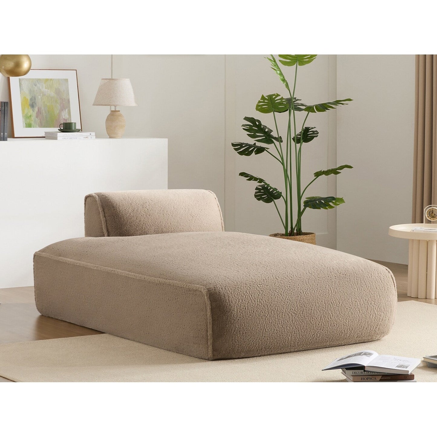 Canapé modulable, entièrement compressé, spacieux, rempli de mousse, pour salon, design adapté aux personnes âgées et aux bébés