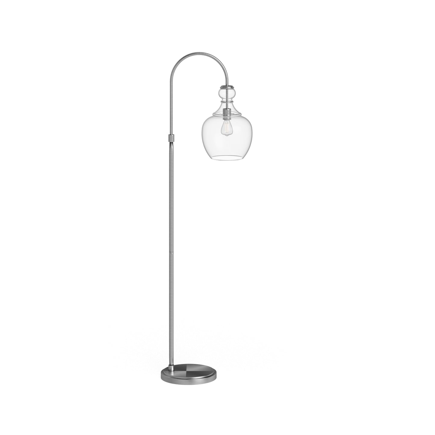 Lampadaire Verona Arc avec abat-jour en verre
