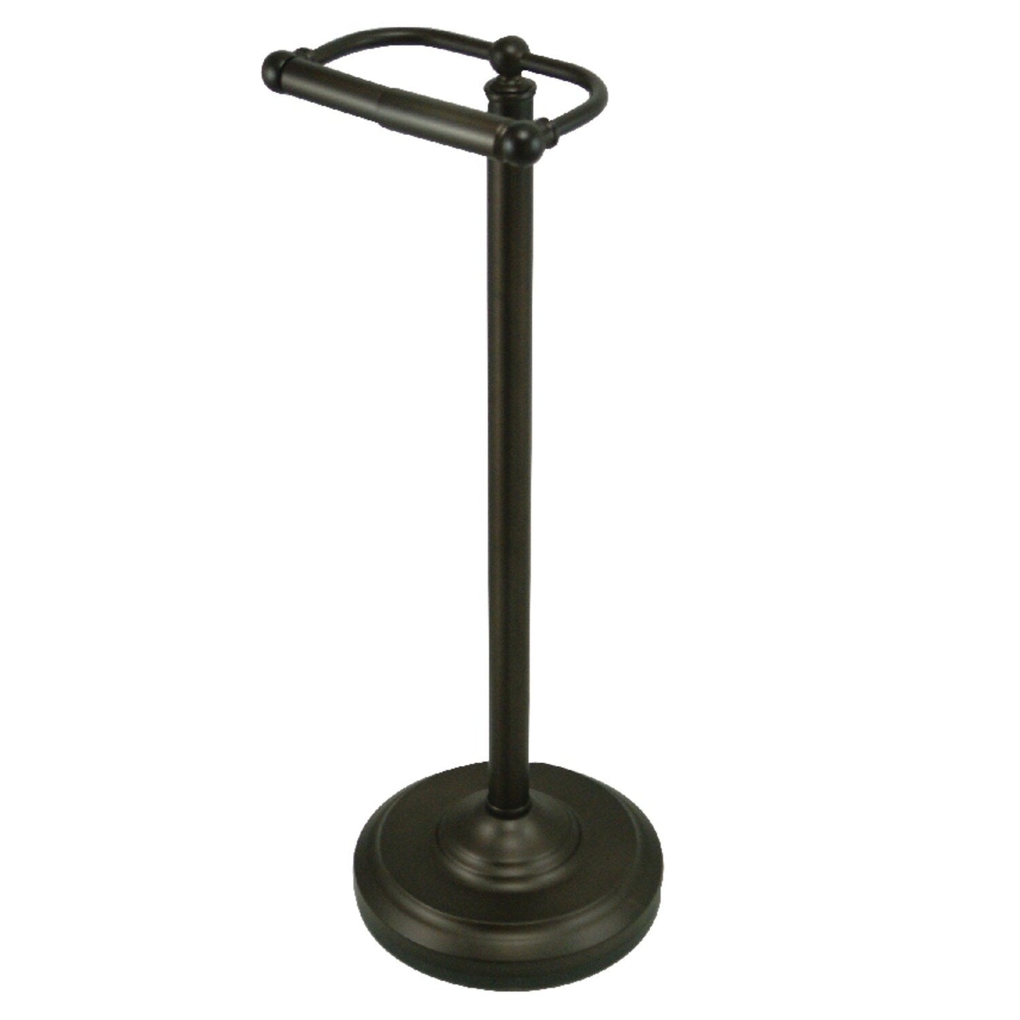 Porte-papier toilette vintage sur pied - Bronze huilé
