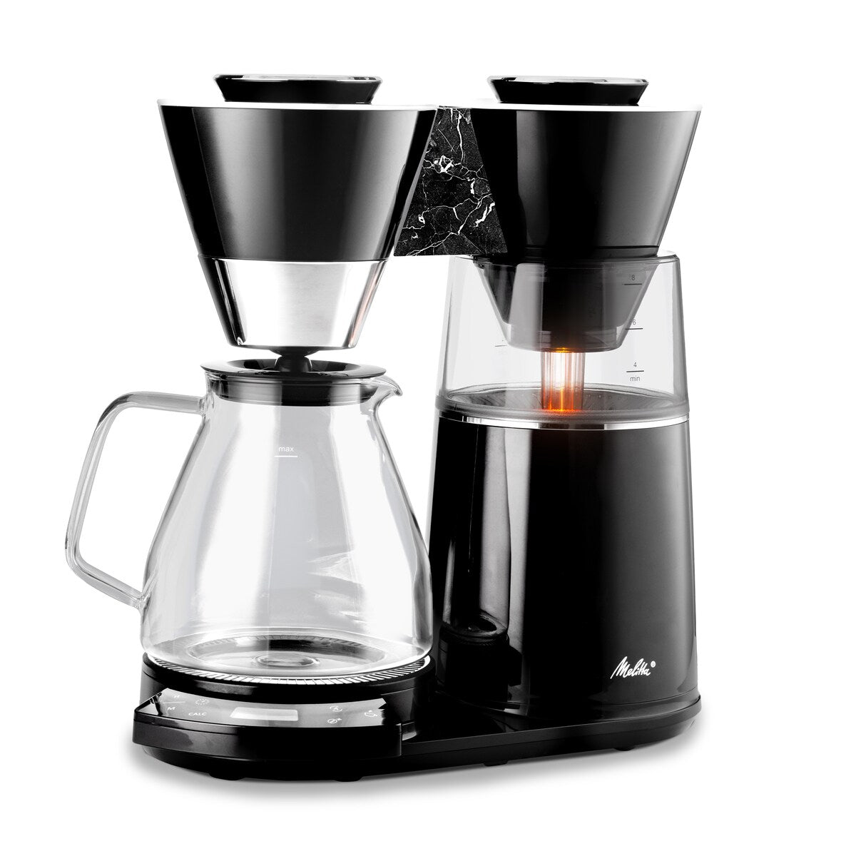 Cafetière filtre Vision 12 tasses Luxe avec tableau de bord rotatif