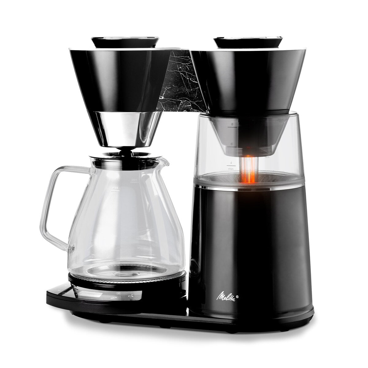 Cafetière filtre Vision 12 tasses Luxe avec tableau de bord rotatif