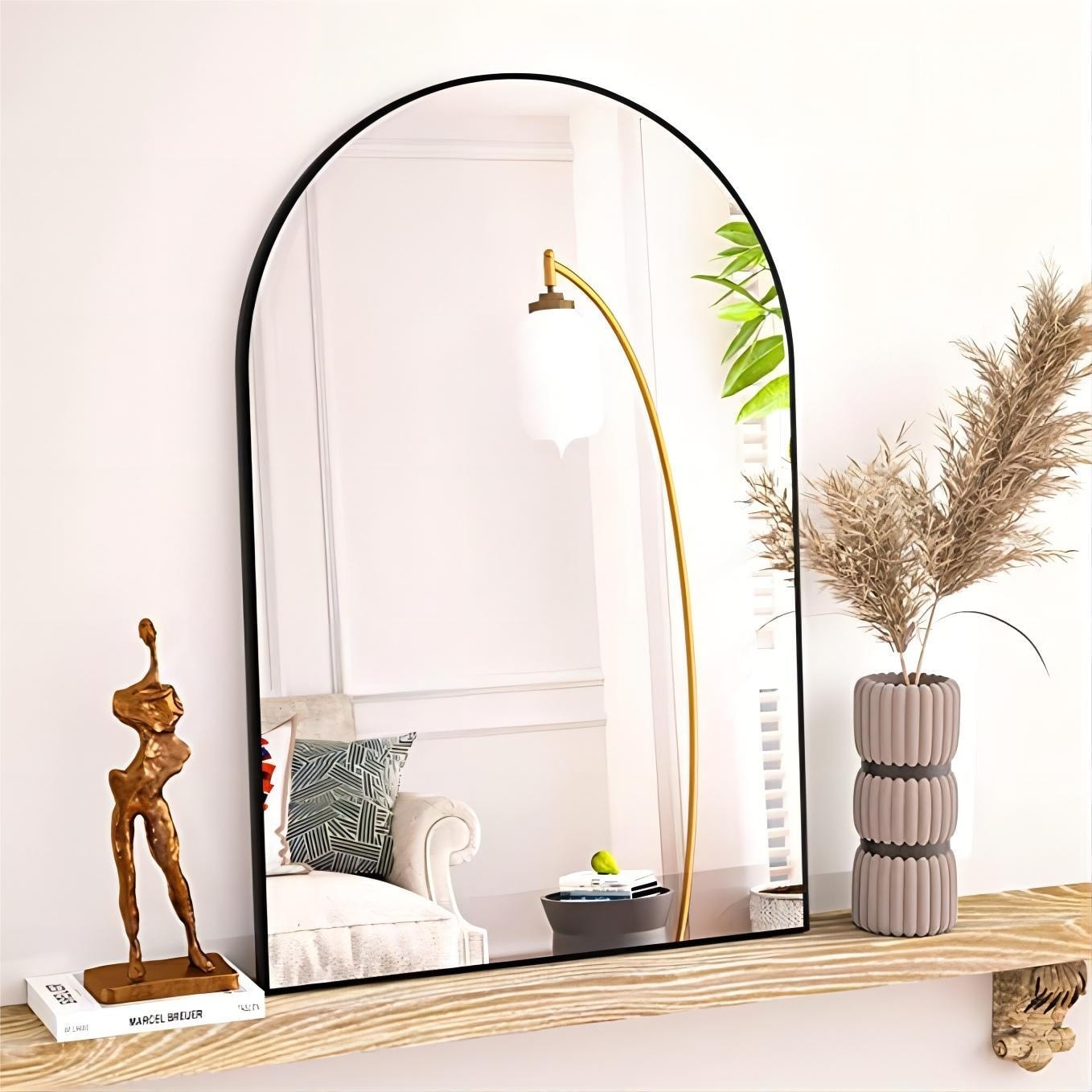 Miroir de salle de bain mural YVANLA Arch