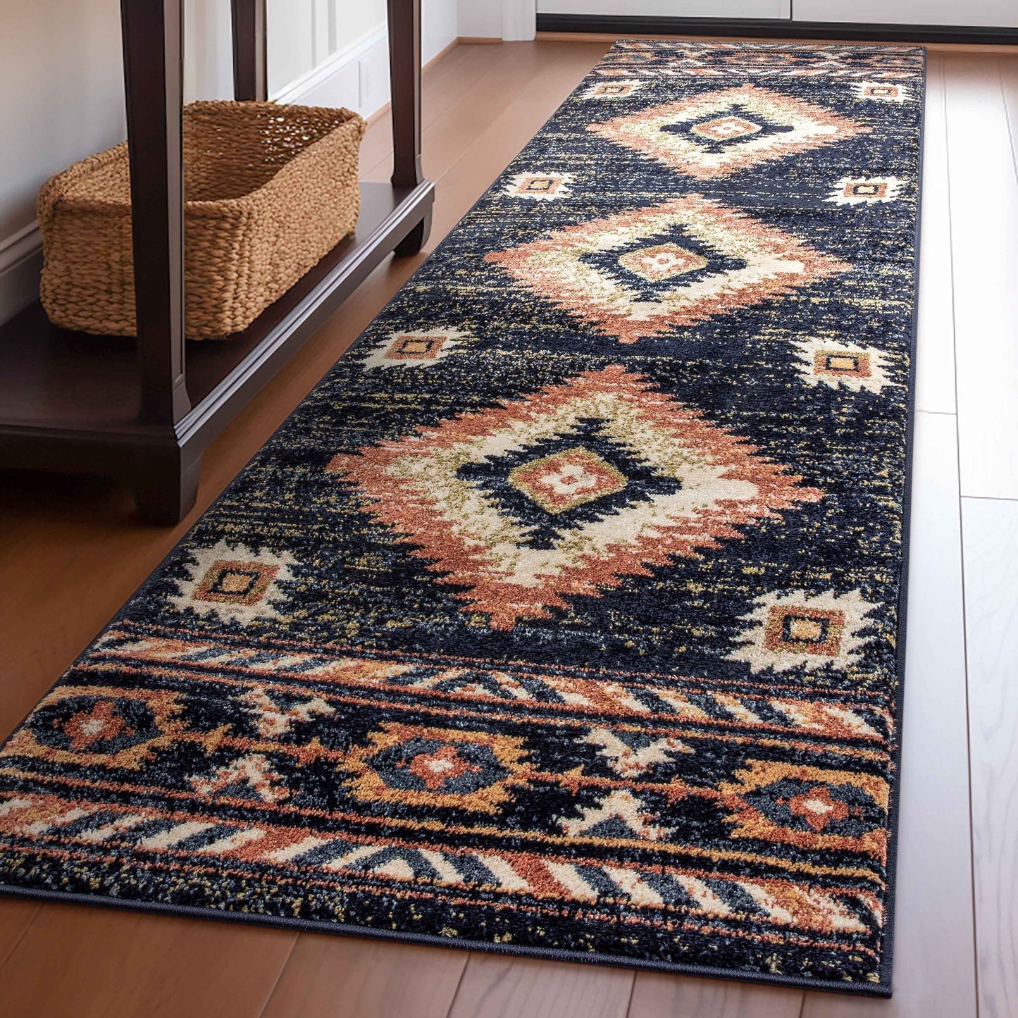 Tapis tribal du sud-ouest de Tulsa Lea bien tissé