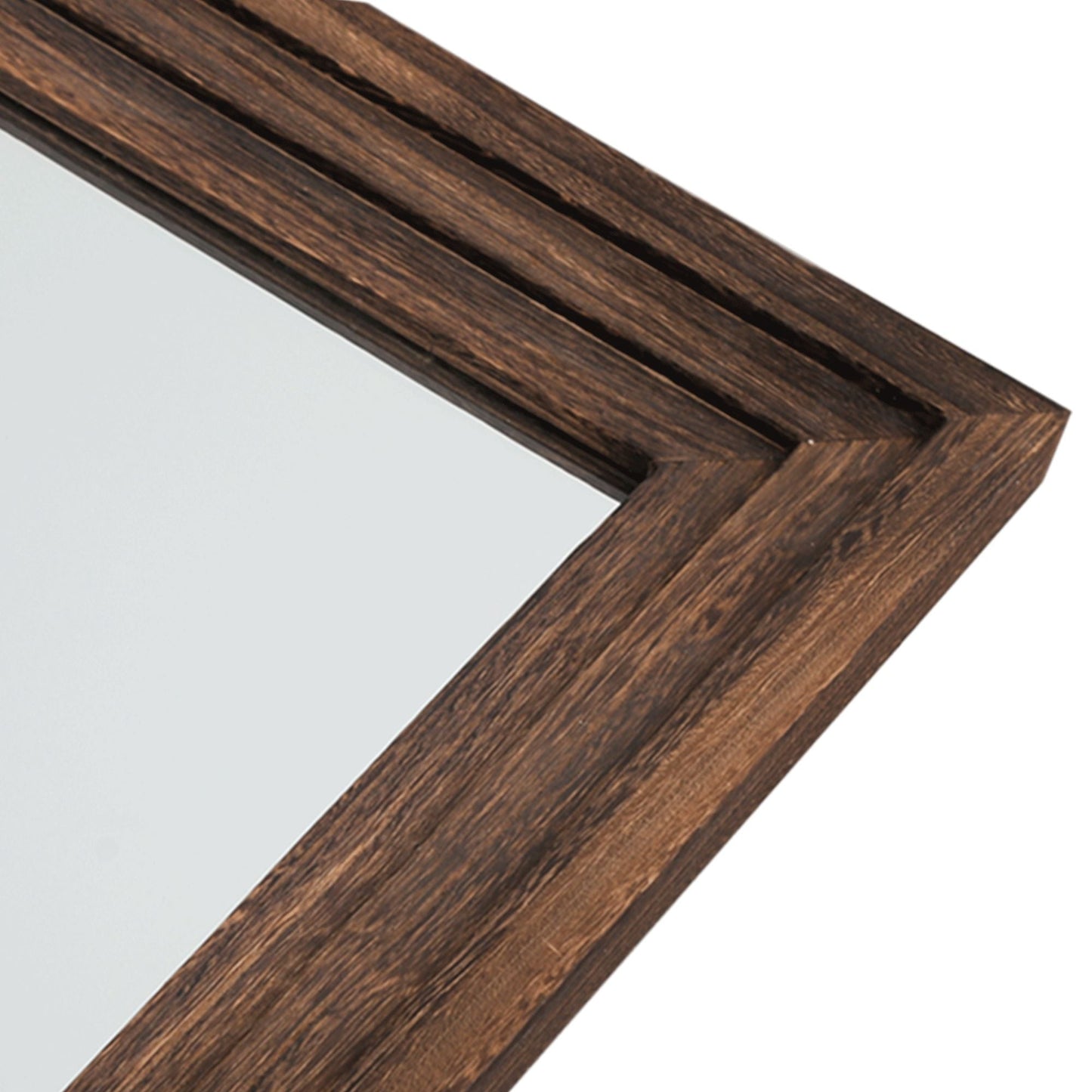 Miroir mural en bois de style échelle - 64 x 21