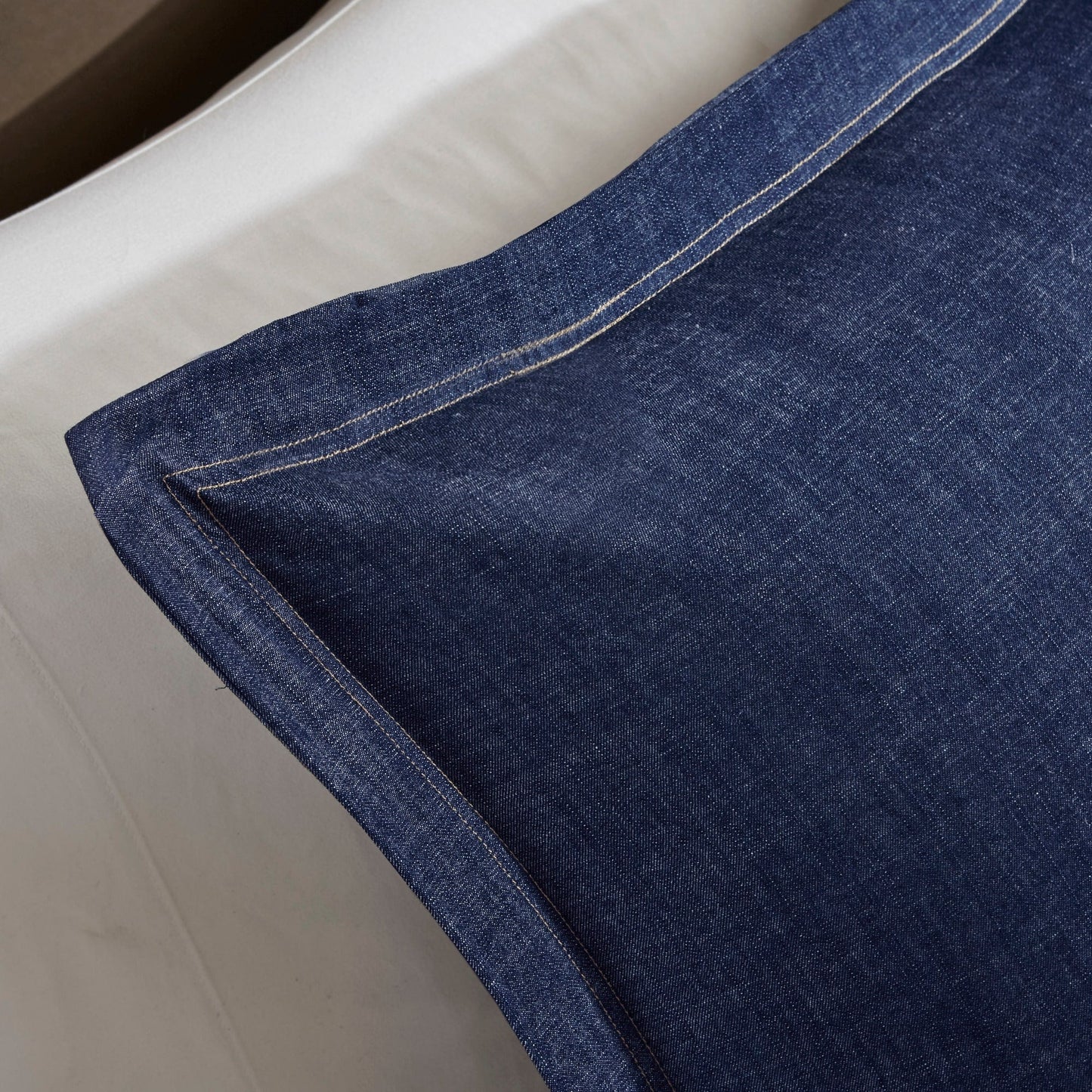 Parure de lit en denim surdimensionnée et rembourrée Woolrich Perry Blue