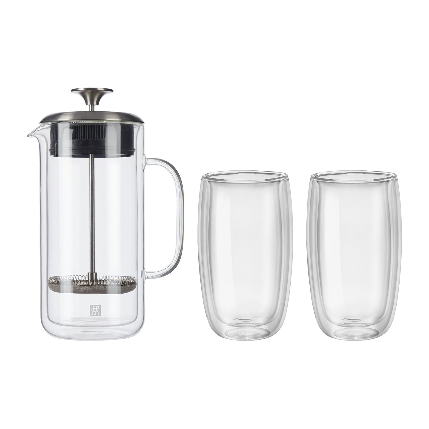 Verre à piston et à café au lait à double paroi ZWILLING Sorrento - Transparent - 780 ml