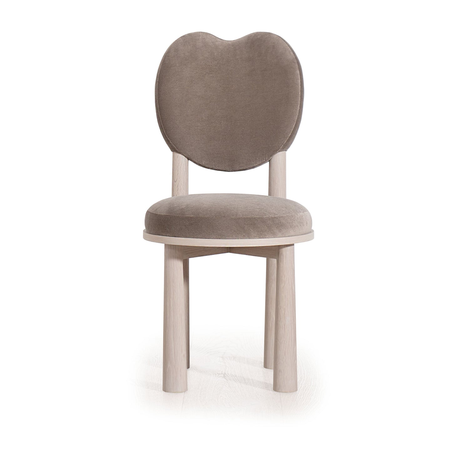 Chaise de salle à manger violette