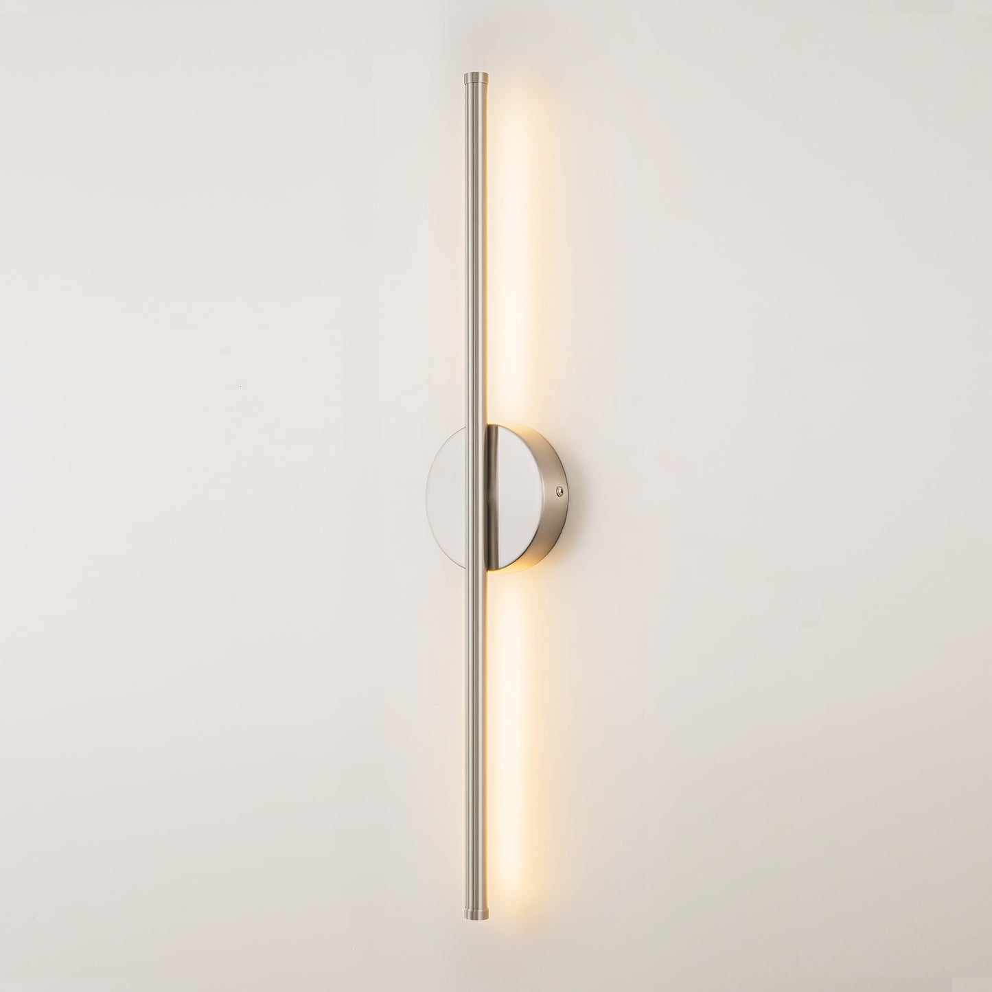 Applique murale de salle de bain à 1 lumière, linéaire et moderne, à intensité variable, à DEL intégrée, de 23,6 po