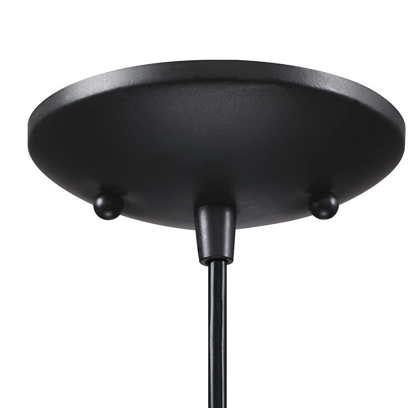 Suspension en verre transparent en forme de larme pour îlot de cuisine à 1 lumière (1 ou 3 packs au choix)