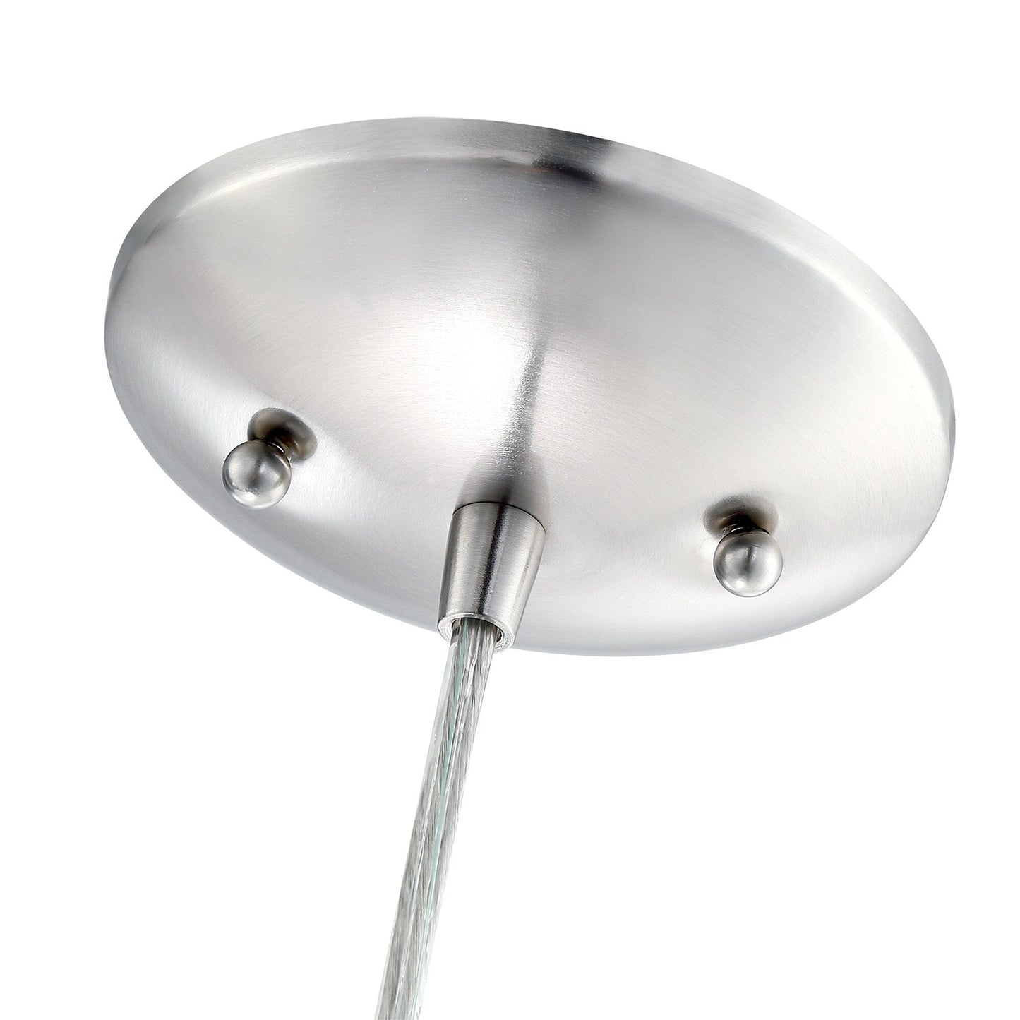 Suspension en verre transparent en forme de larme pour îlot de cuisine à 1 lumière (1 ou 3 packs au choix)