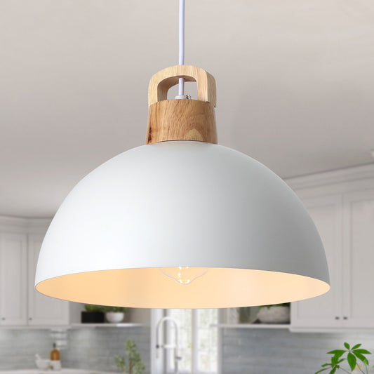 Luminaire suspendu moderne à 1 lumière avec interrupteur pour îlot de cuisine