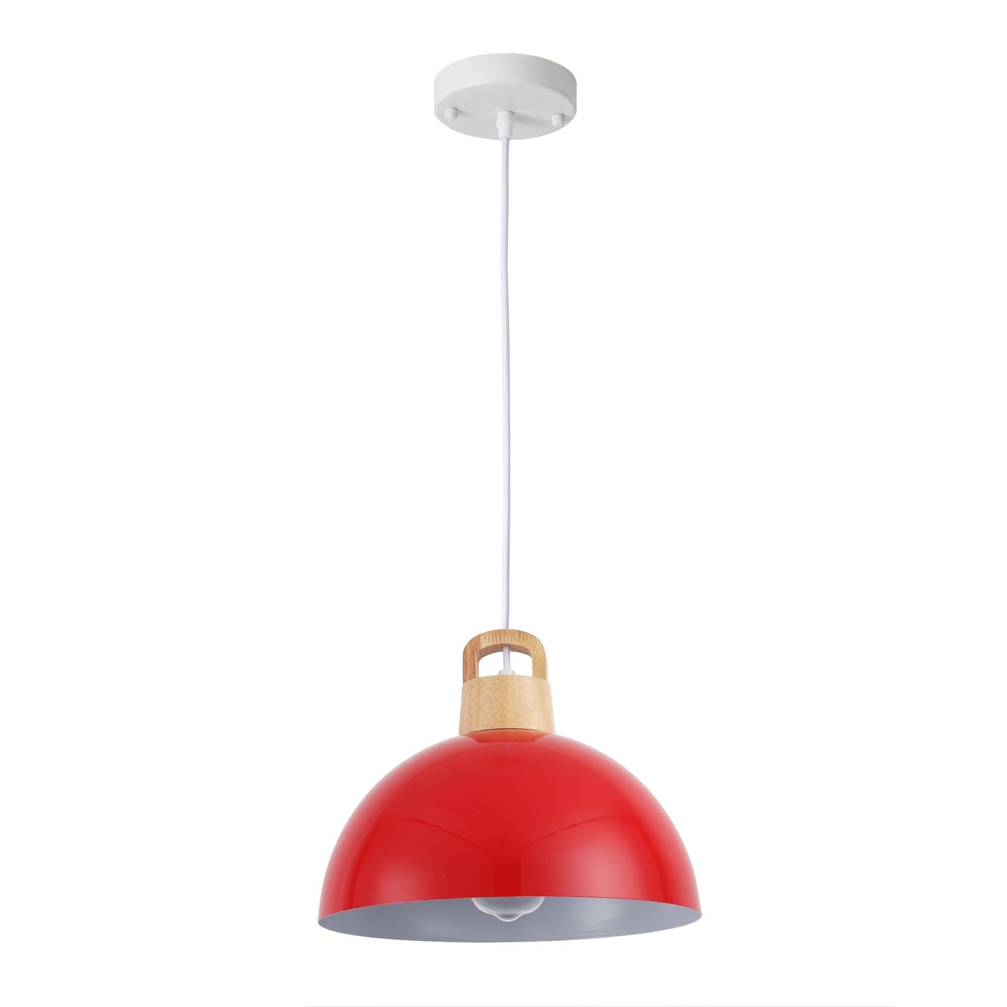 Luminaire suspendu moderne à 1 lumière avec interrupteur pour îlot de cuisine