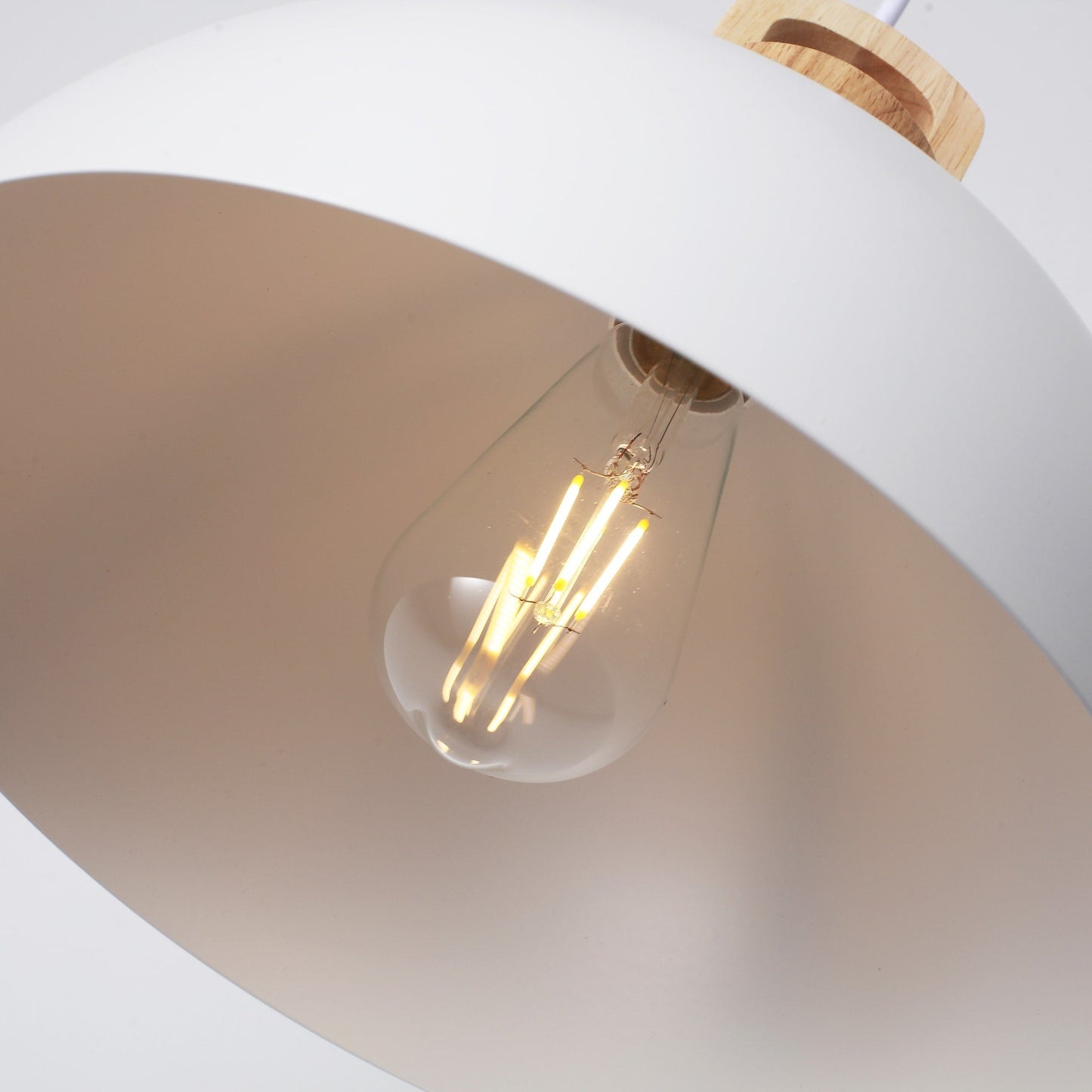 Luminaire suspendu moderne à 1 lumière avec interrupteur pour îlot de cuisine