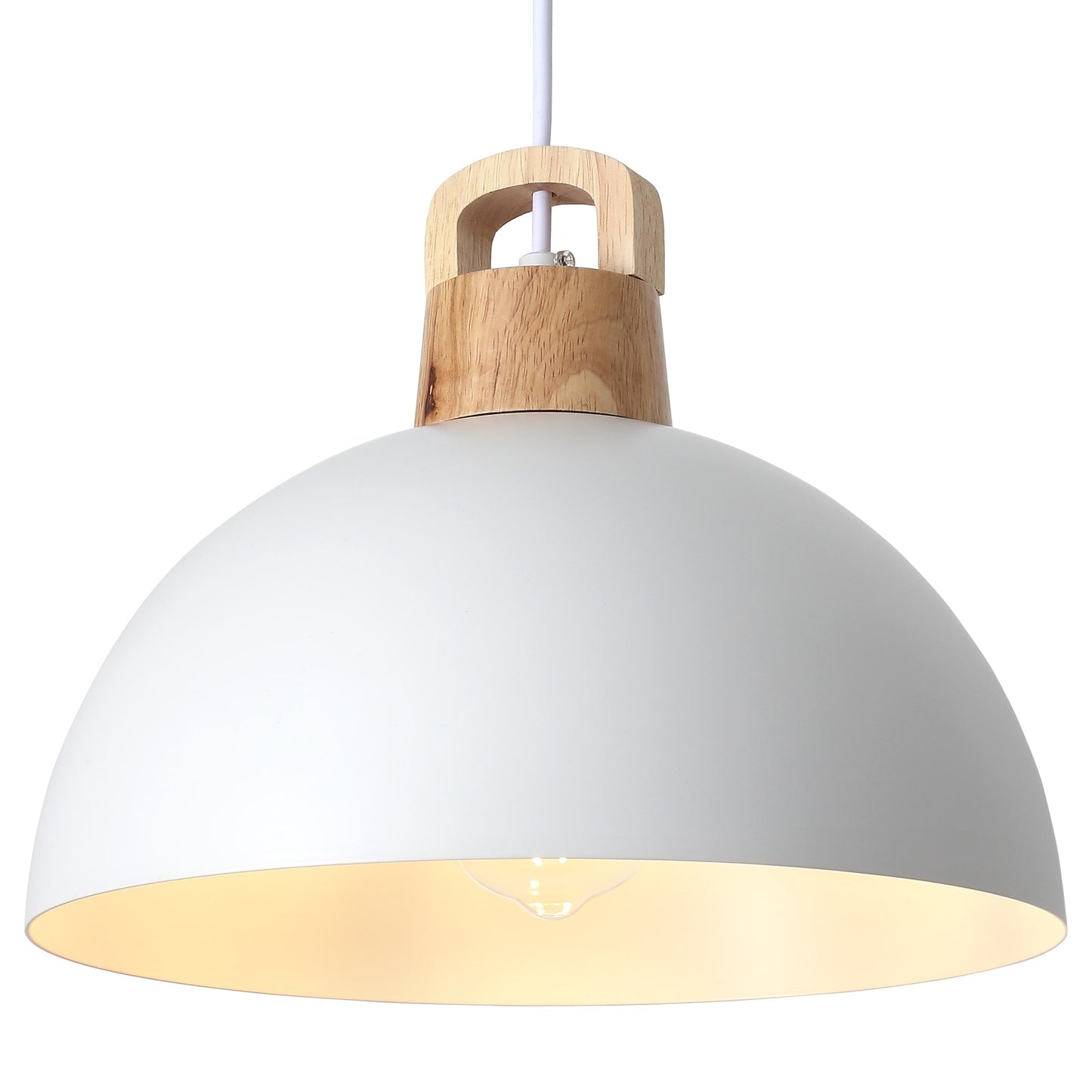 Luminaire suspendu moderne à 1 lumière avec interrupteur pour îlot de cuisine