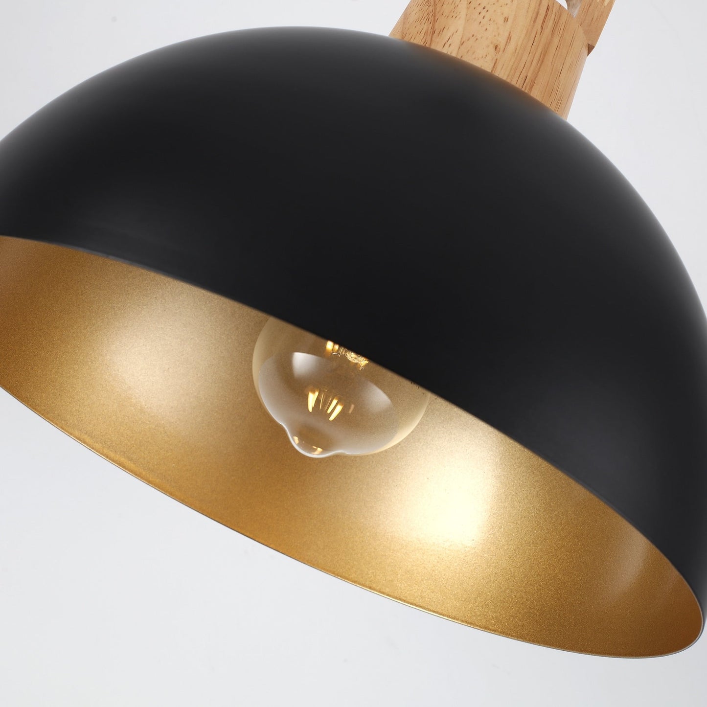 Luminaire suspendu moderne à 1 lumière avec interrupteur pour îlot de cuisine