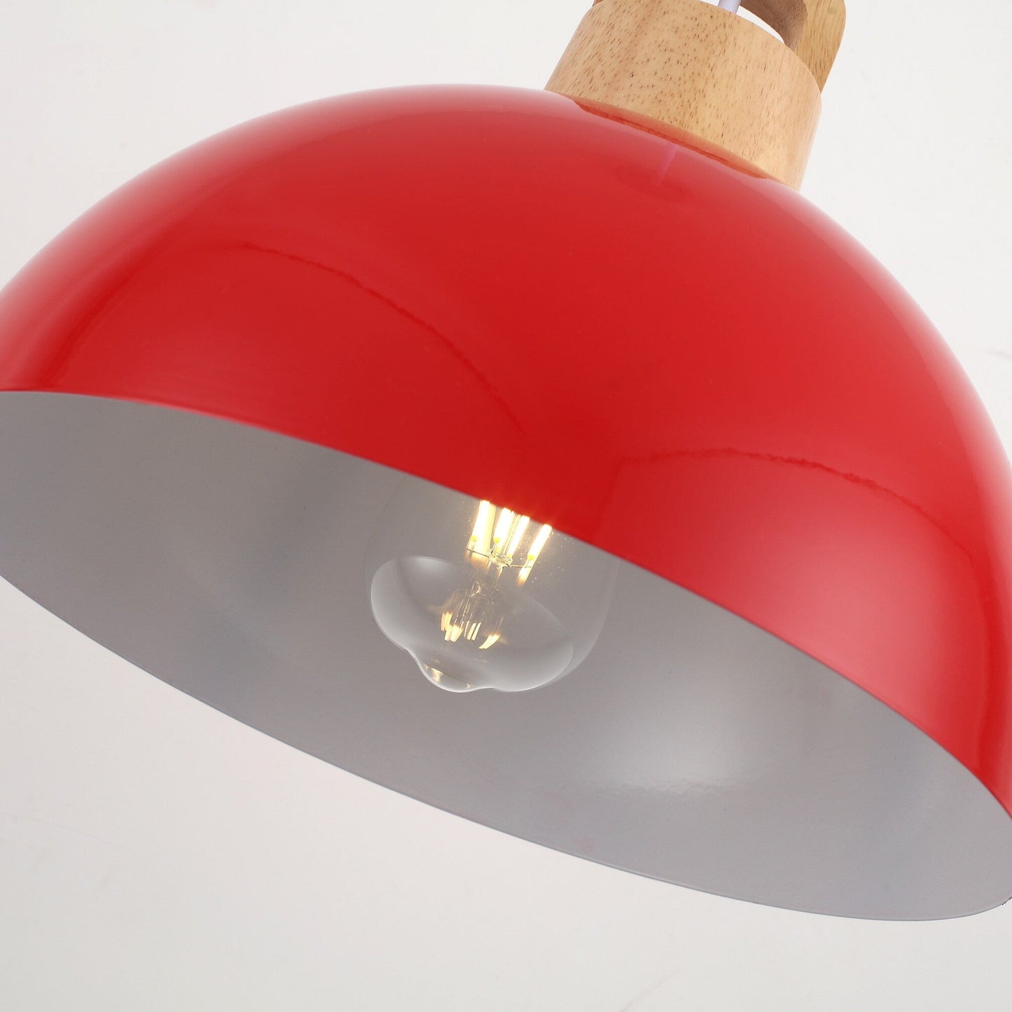 Luminaire suspendu moderne à 1 lumière avec interrupteur pour îlot de cuisine