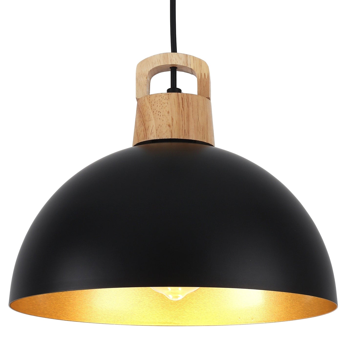 Luminaire suspendu moderne à 1 lumière avec interrupteur pour îlot de cuisine