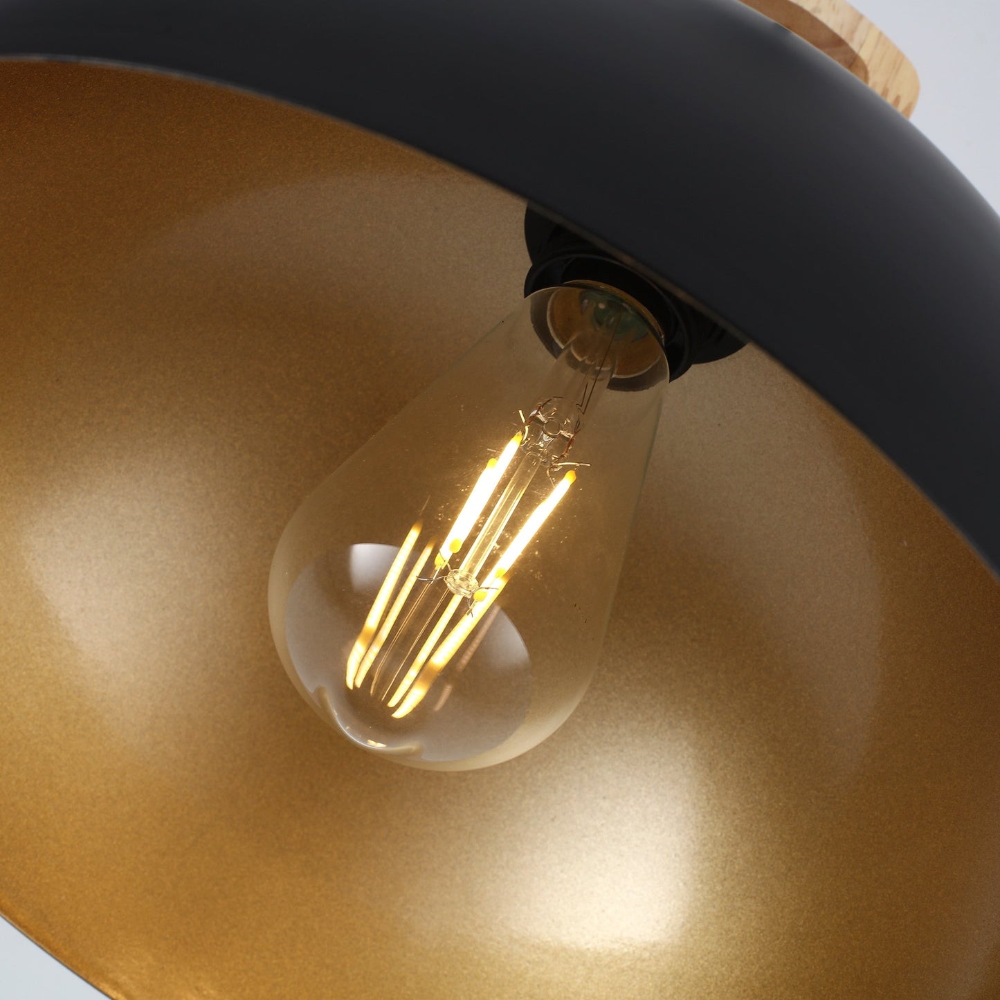Luminaire suspendu moderne à 1 lumière avec interrupteur pour îlot de cuisine