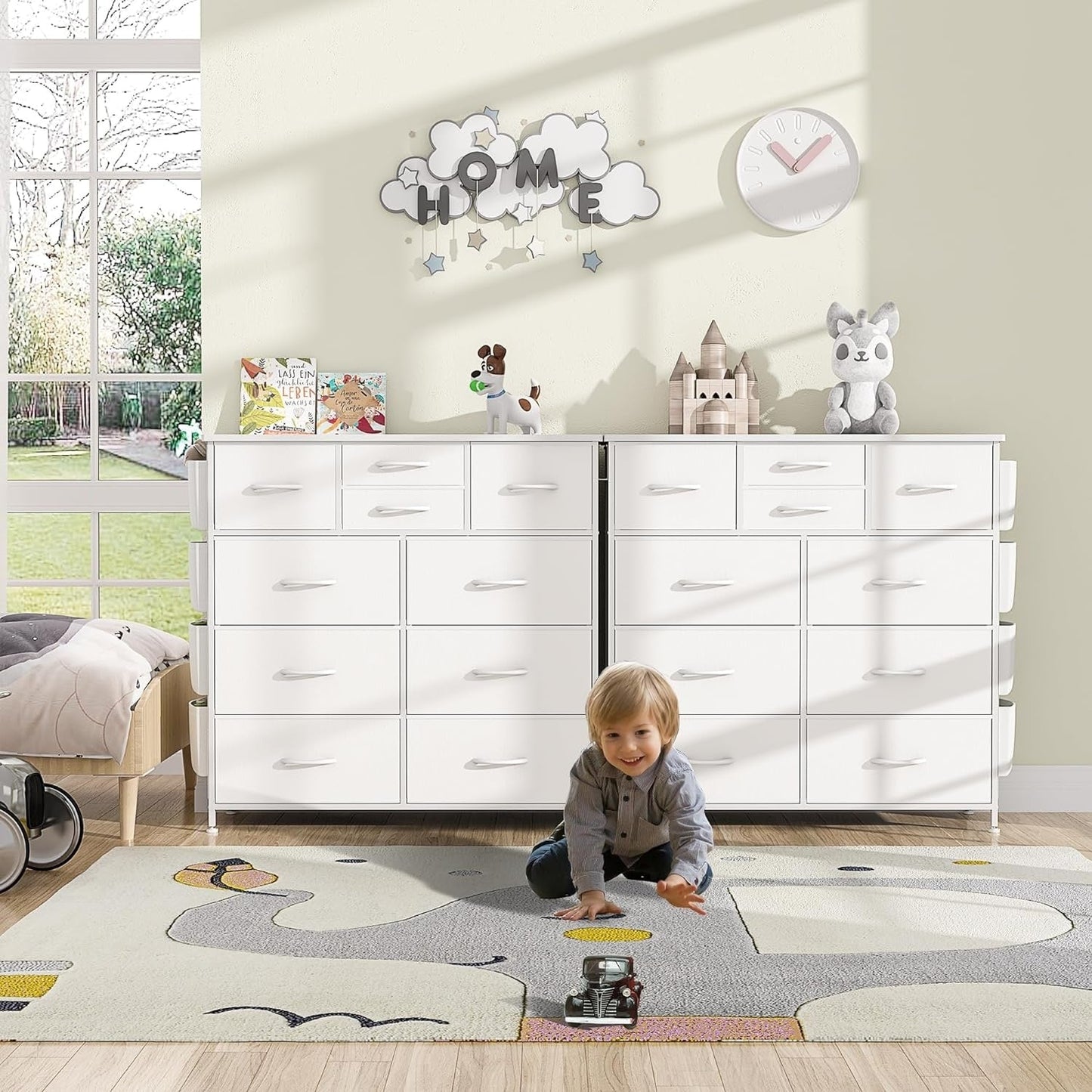 Commode à 10 tiroirs en tissu, armoire de rangement, unité de rangement pour chambre à coucher