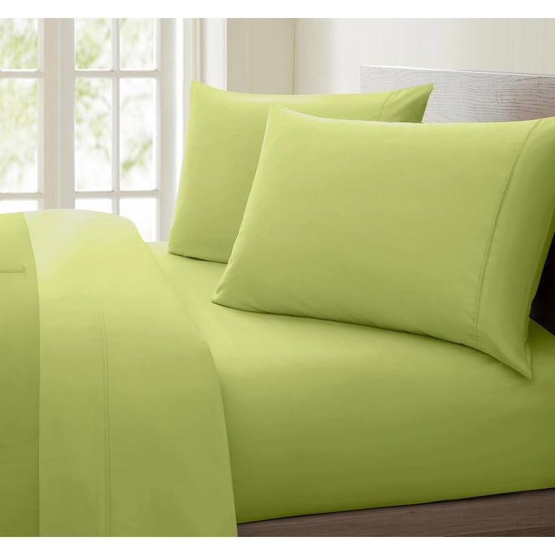 Ensemble de draps à poches profondes en coton riche 1000 fils