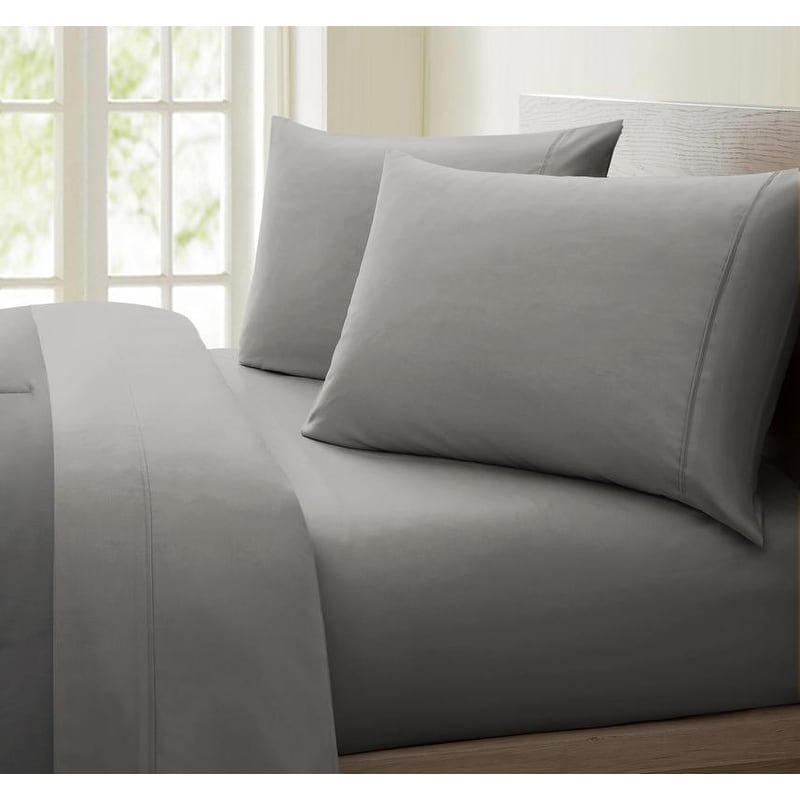 Ensemble de draps à poches profondes en coton riche 1000 fils