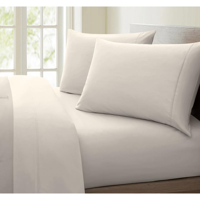 Ensemble de draps à poches profondes en coton riche 1000 fils
