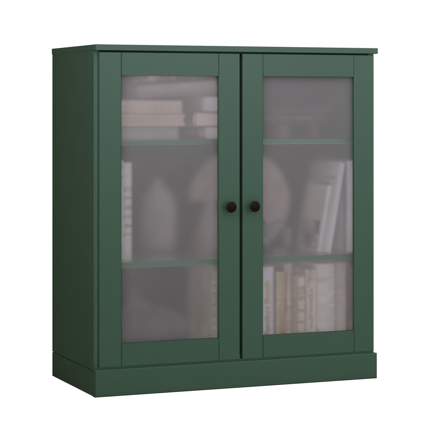Bibliothèque 100 % bois massif à 3 étagères avec portes en option par Palace Imports