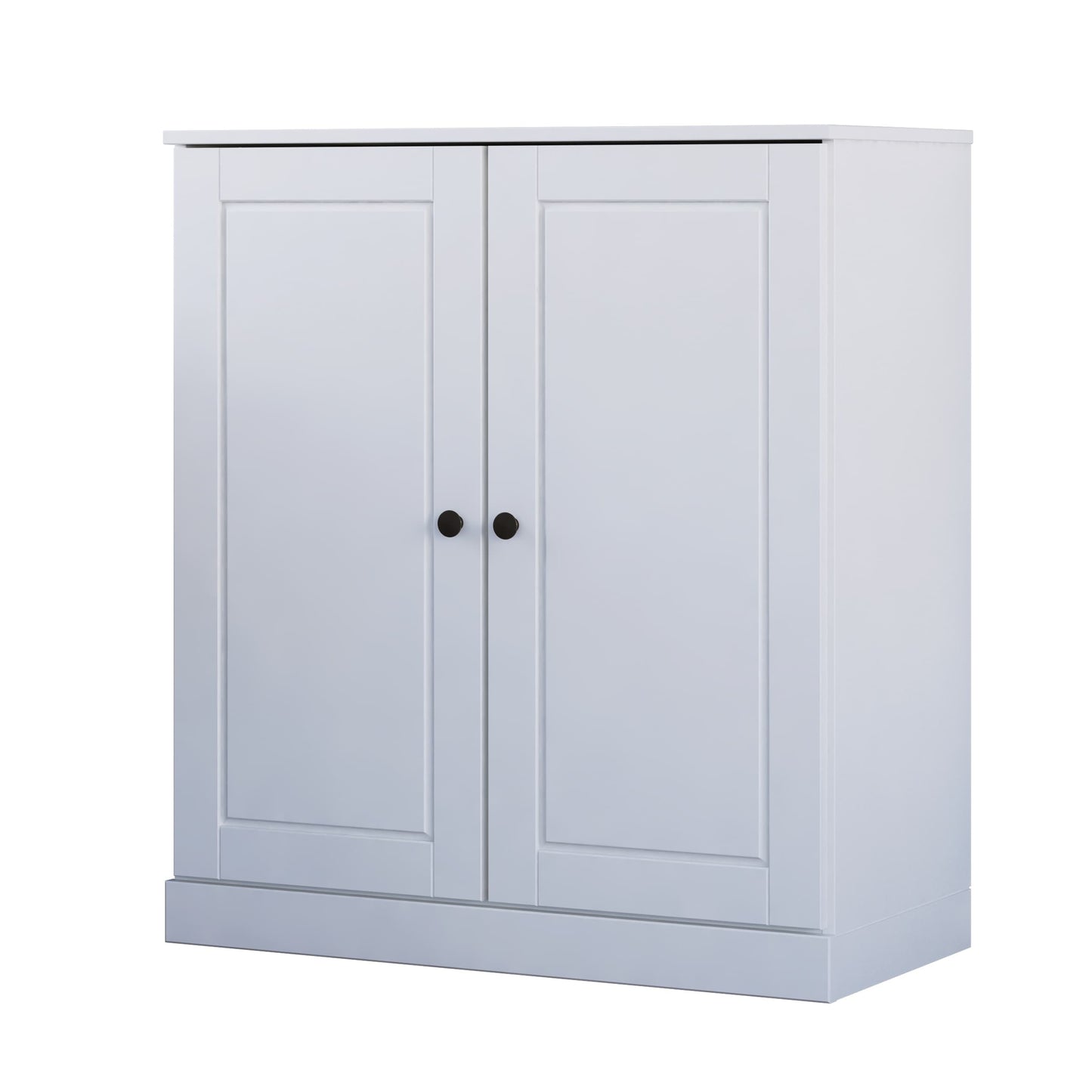 Bibliothèque 100 % bois massif à 3 étagères avec portes en option par Palace Imports
