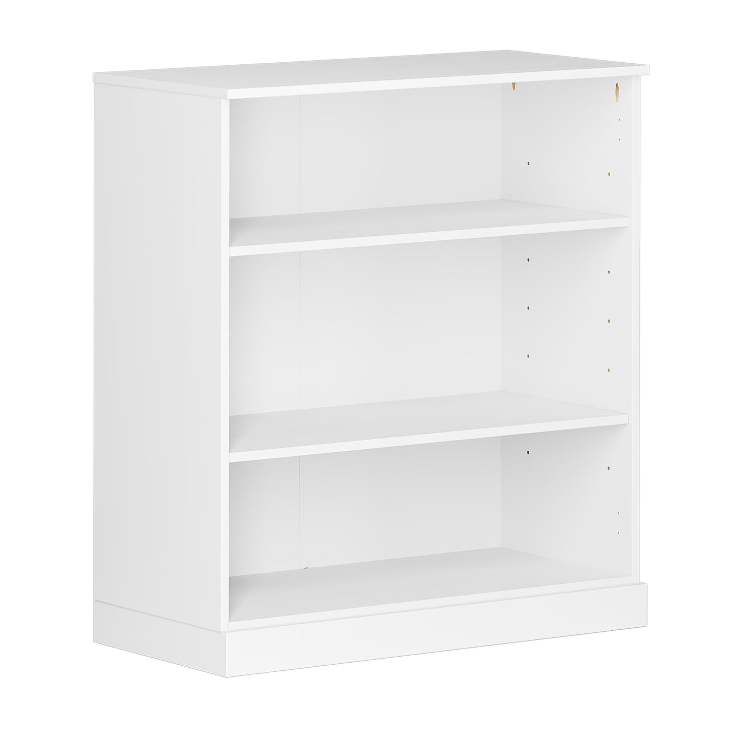 Bibliothèque 100 % bois massif à 3 étagères avec portes en option par Palace Imports