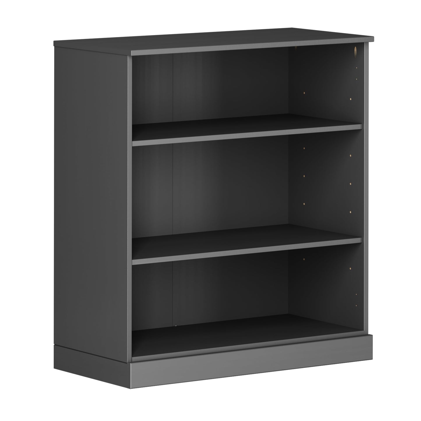 Bibliothèque 100 % bois massif à 3 étagères avec portes en option par Palace Imports