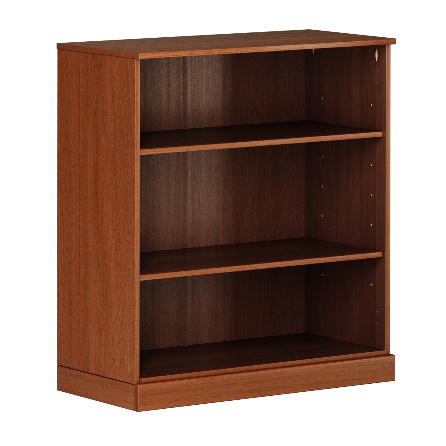 Bibliothèque 100 % bois massif à 3 étagères avec portes en option par Palace Imports