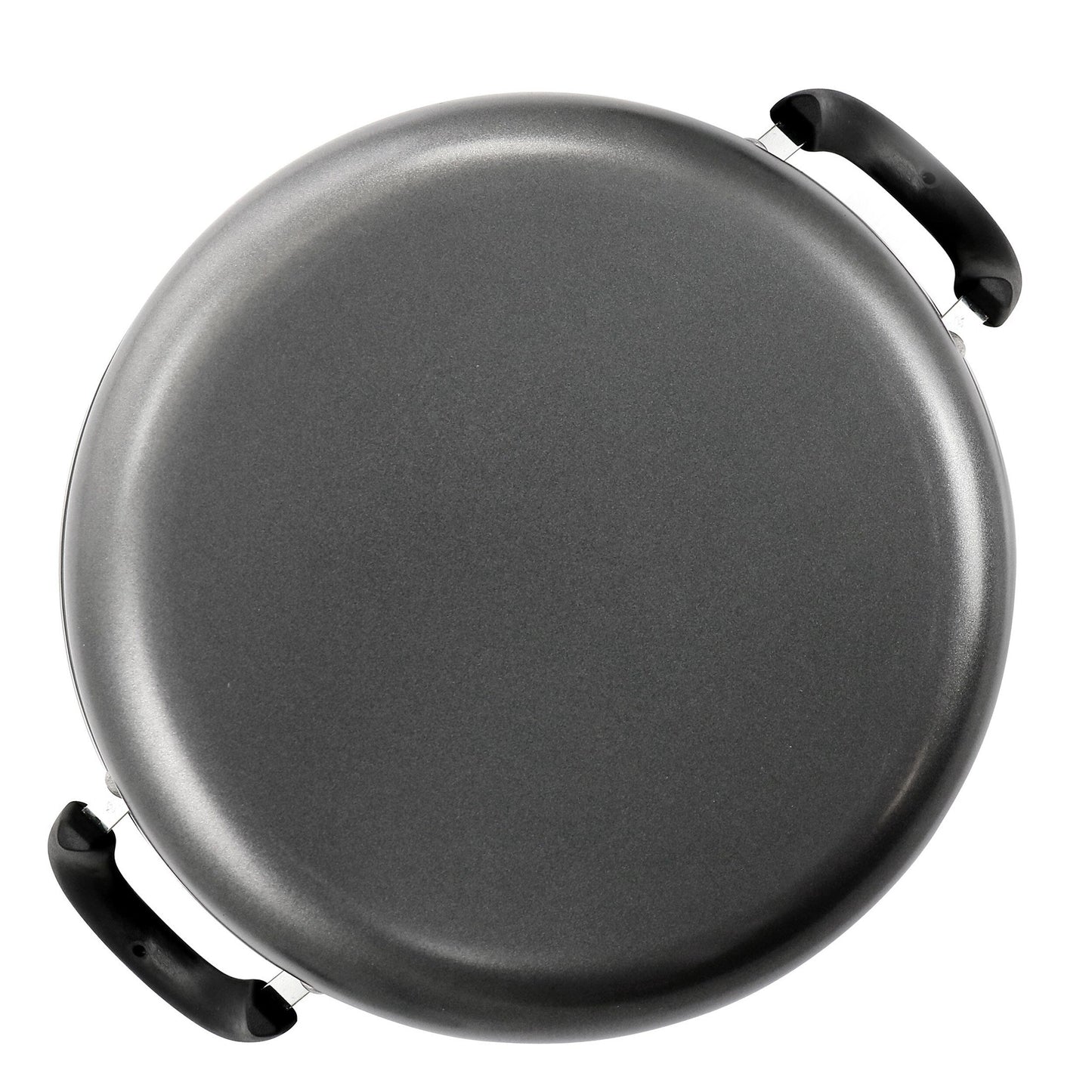 Poêle antiadhésive tout usage Highberry de 12 pouces avec couvercle, gris