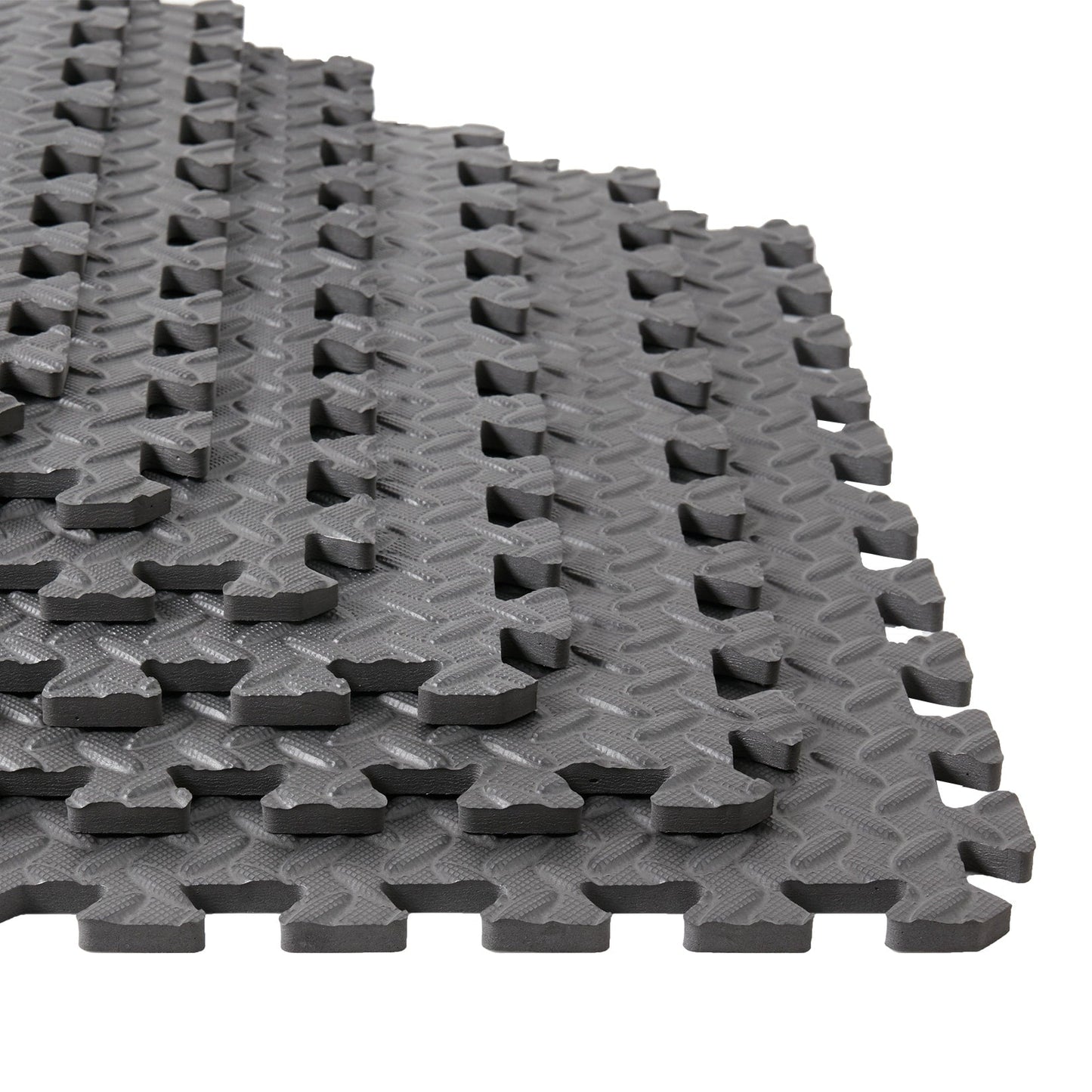 12 dalles de sol en mousse pour salle de sport, 24 x 24, tapis de sol emboîtables, 48 pi²