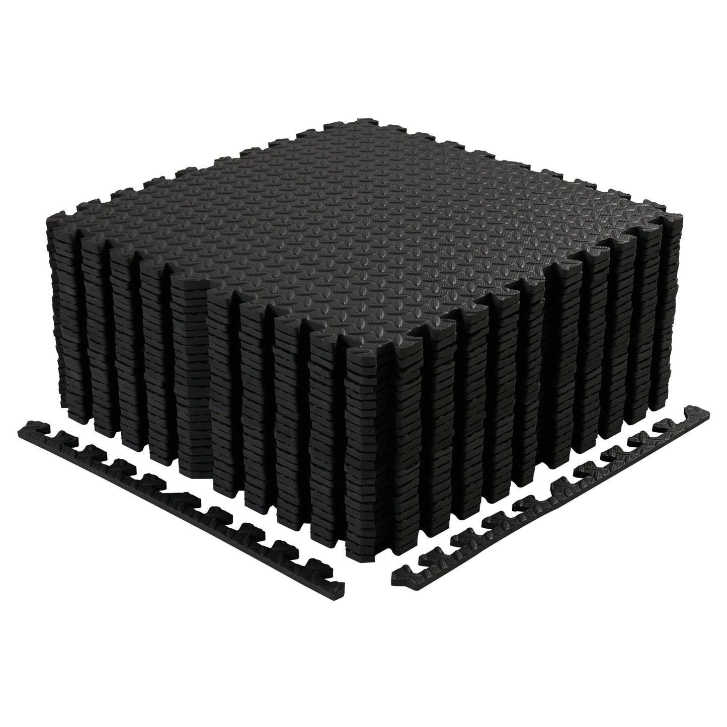12 dalles de sol en mousse pour salle de sport, 24 x 24, tapis de sol emboîtables, 48 pi²