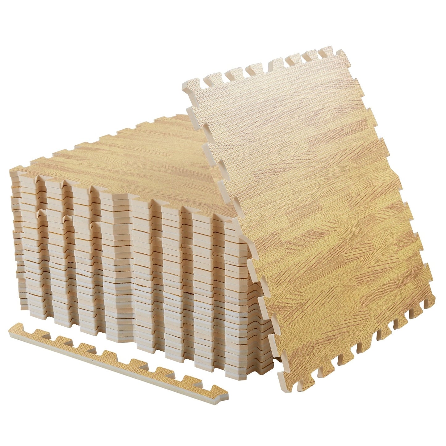 12 dalles de sol en mousse pour salle de sport, 24 x 24, tapis de sol emboîtables, 48 pi²